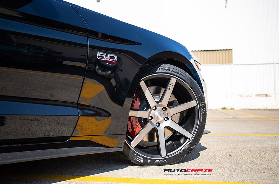 FORD MUSTANG VERONA MATTE BLACK TINTED FACE